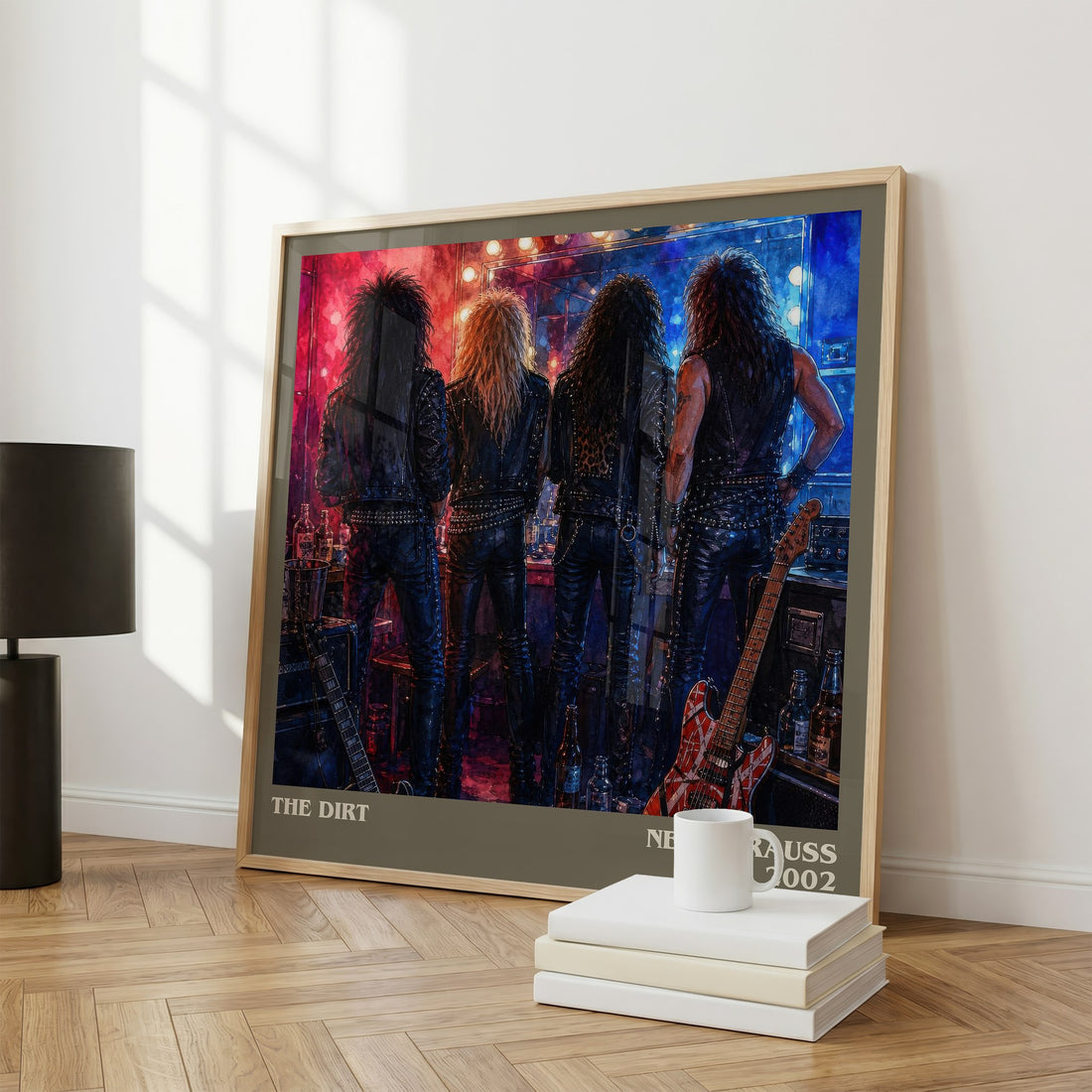 The Dirt literary print framed by window – literary home decor