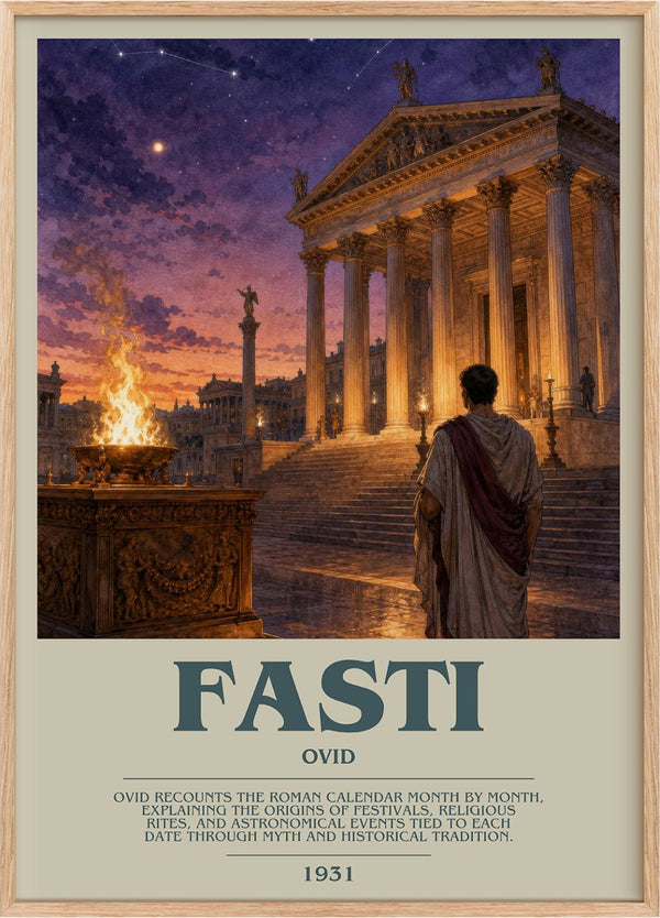 Fasti Bookish Wall Art by Ovid