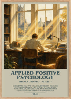 Applied positive psychology Bookish Wall Art by M. Csikszentmihalyi