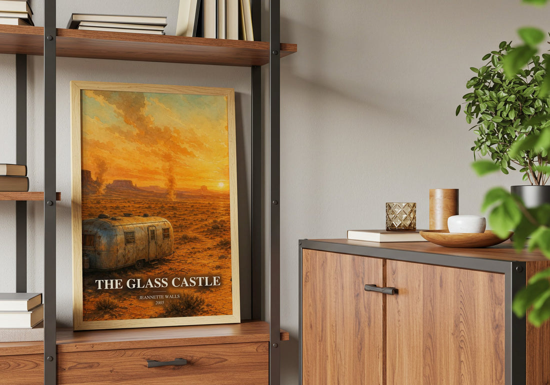 The Glass Castle book watercolour illustration paper finish options – matte satin gloss