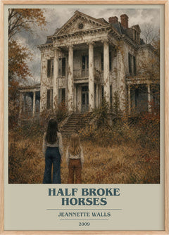 Half broke horses Book Cover Poster by Jeannette Walls