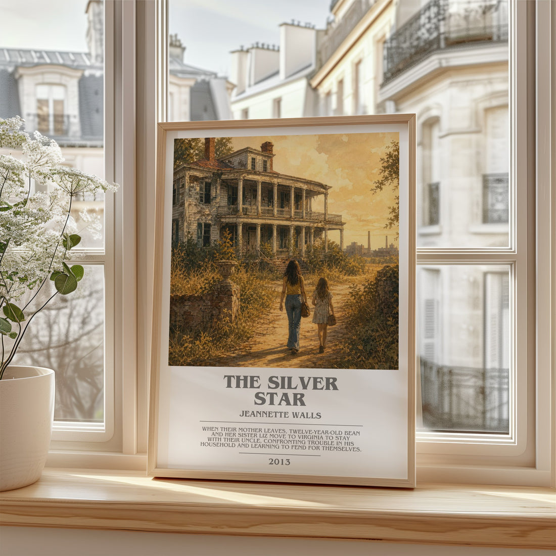 The silver star bookish poster colour and style options – Jeannette Walls book art