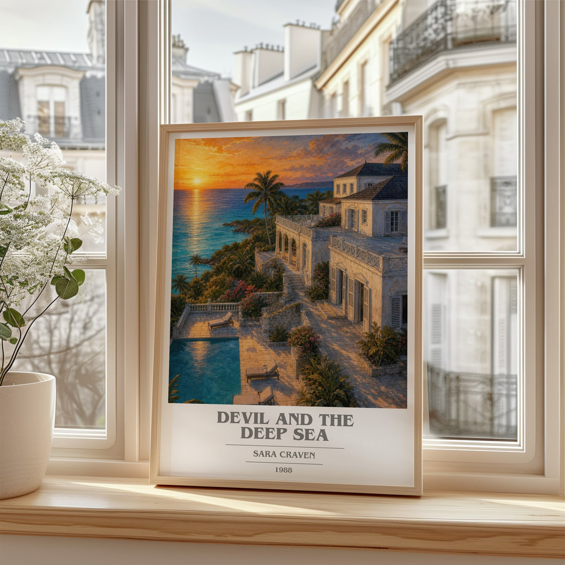 Devil and the Deep Sea book cover poster colour and style options – Sara Craven book art