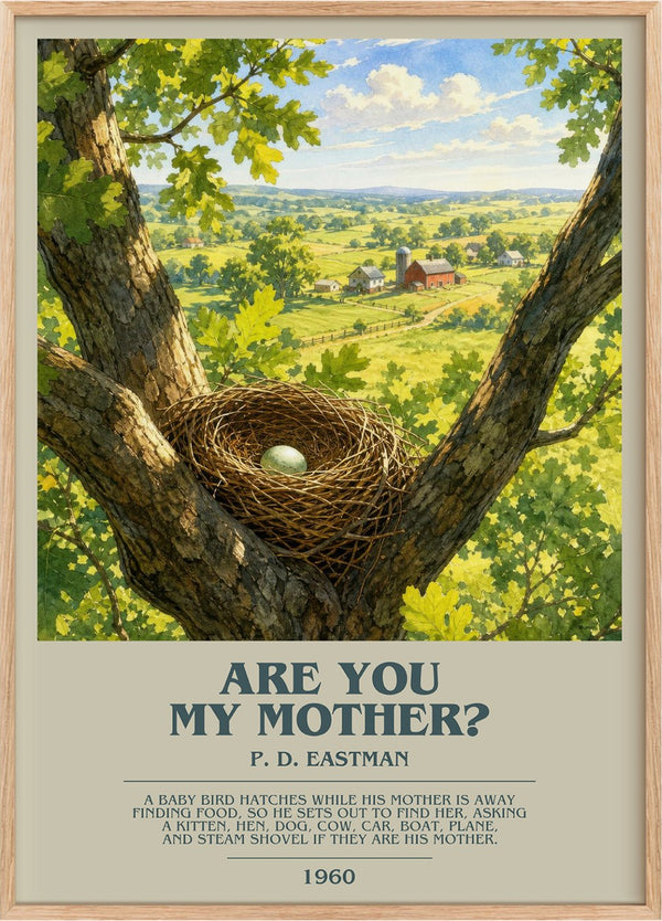Are You My Mother? Bookish Wall Art by P. D. Eastman