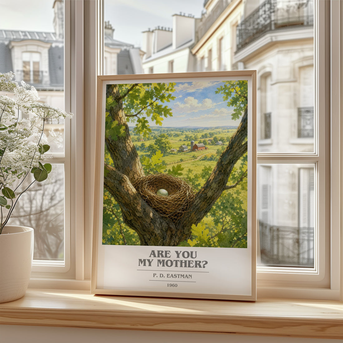 Are You My Mother? book cover poster colour and style options – P. D. Eastman book art