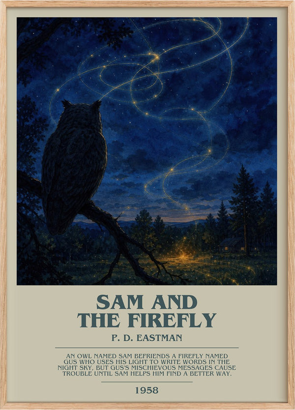 Sam and the Firefly Bookish Wall Art by P. D. Eastman
