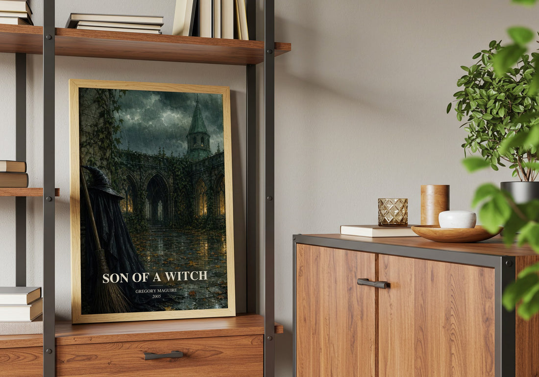 Son of a Witch book watercolour illustration paper finish options – matte satin gloss
