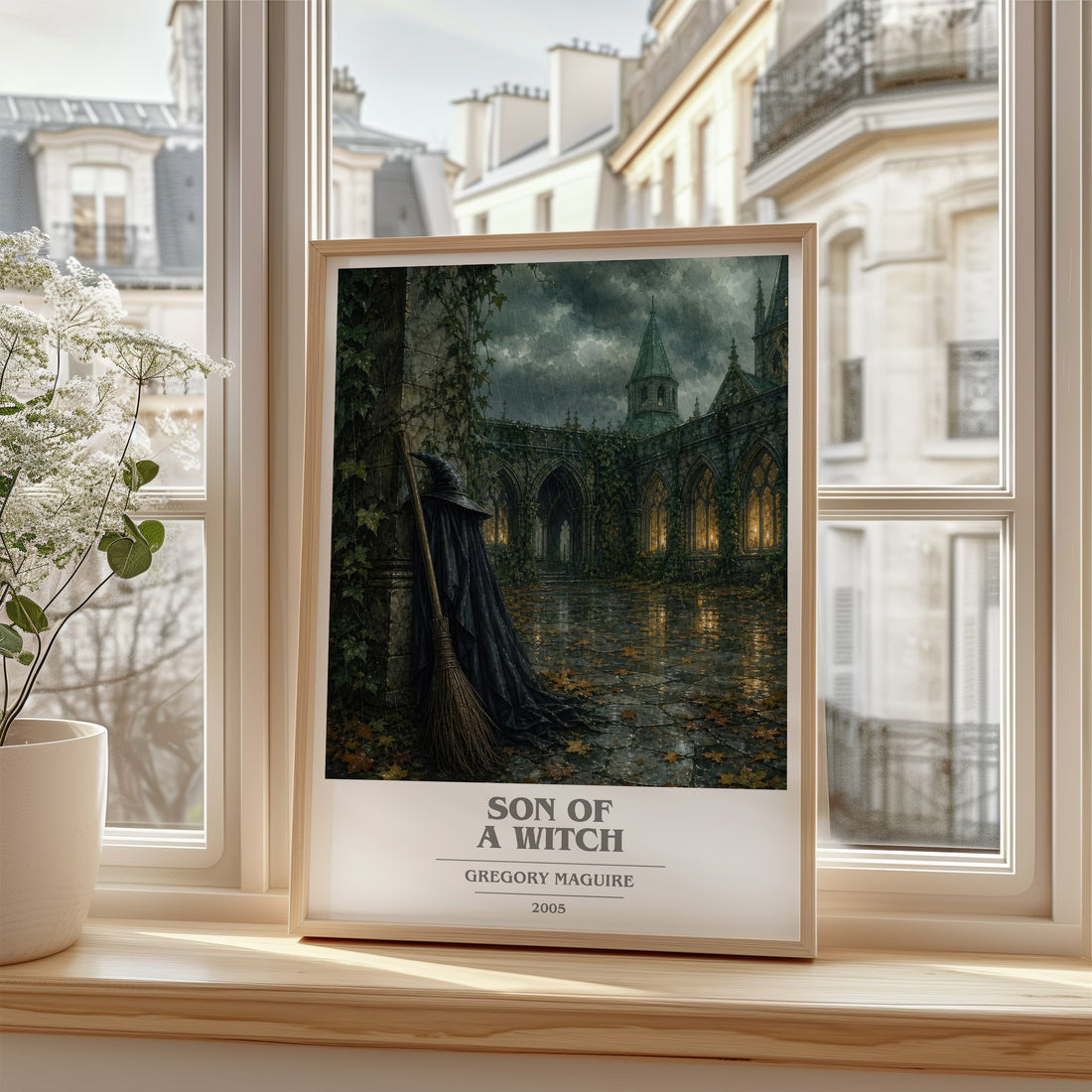 Son of a Witch book cover poster colour and style options – Gregory Maguire book art