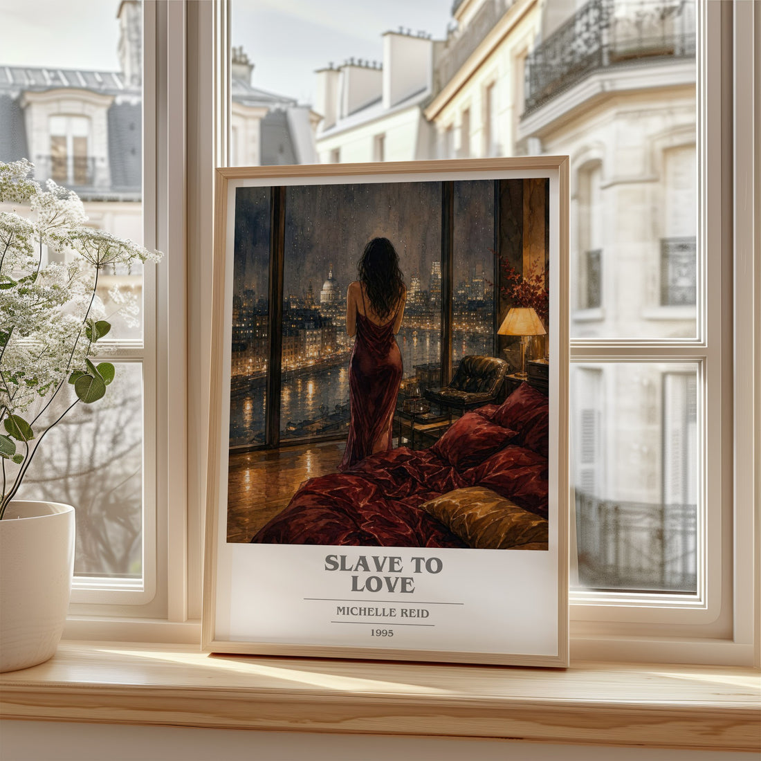 Slave to Love book cover poster colour and style options – Michelle Reid book art