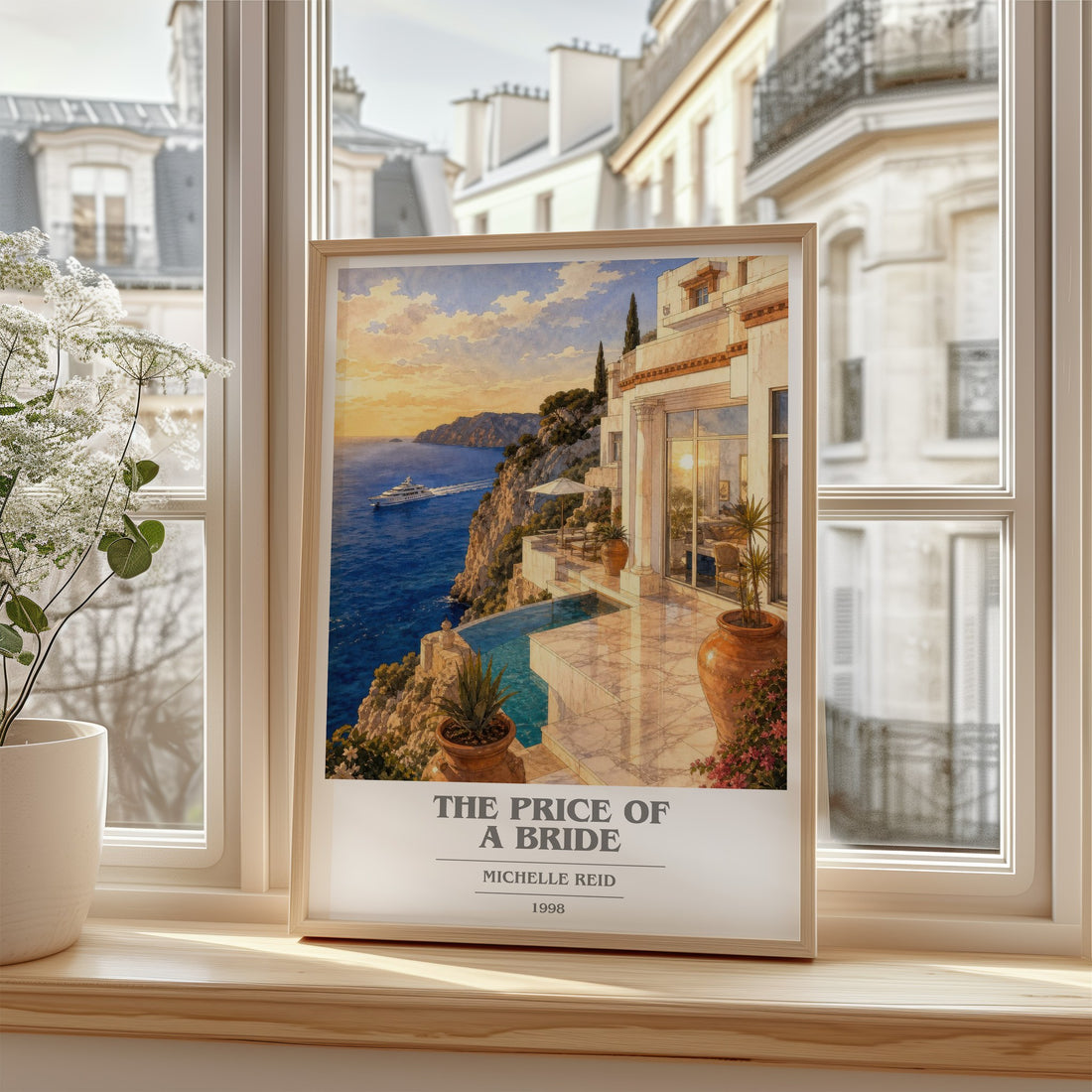 The Price of a Bride book cover poster colour and style options – Michelle Reid book art