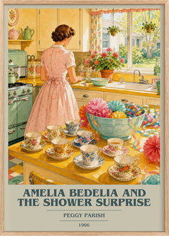 Amelia Bedelia and the Shower Surprise Book Cover Poster by P. Parish