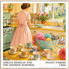 Amelia Bedelia and the Shower Surprise Literary Art Print by P. Parish