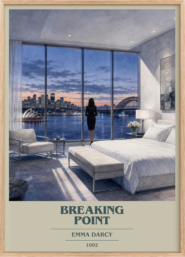 Breaking Point Book Cover Poster by Emma Darcy