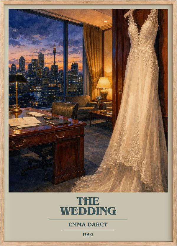 The Wedding Book Cover Poster by Emma Darcy