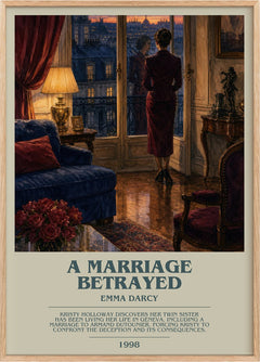 A Marriage Betrayed Bookish Wall Art by Emma Darcy