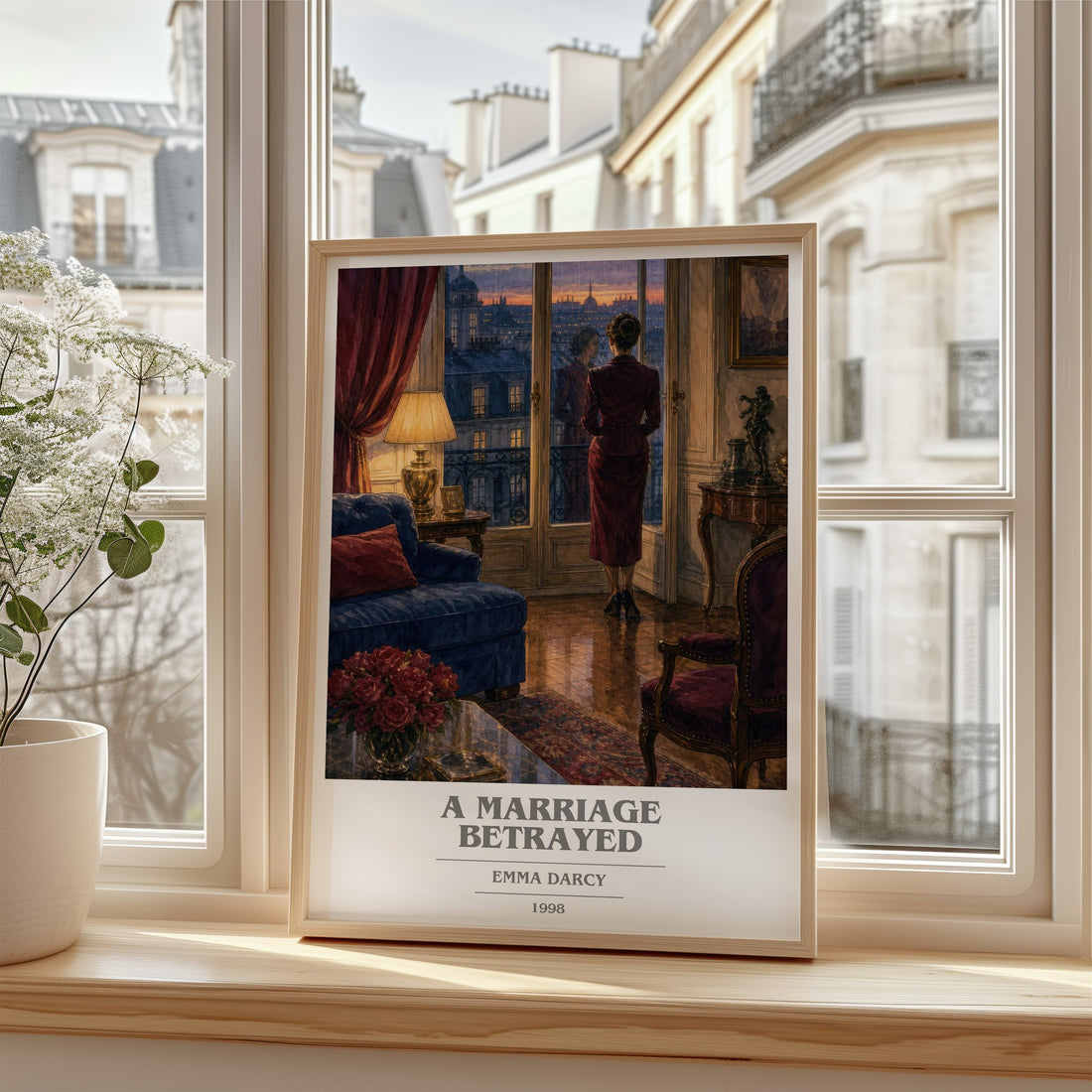 A Marriage Betrayed book cover poster colour and style options – Emma Darcy book art