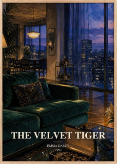 The Velvet Tiger Book Watercolour Illustration by Emma Darcy
