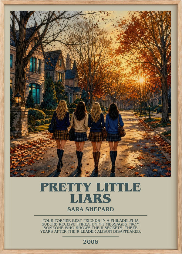 Pretty Little Liars Bookish Wall Art by Sara Shepard