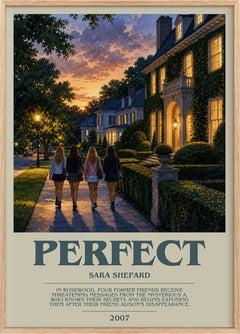Perfect Bookish Wall Art by Sara Shepard