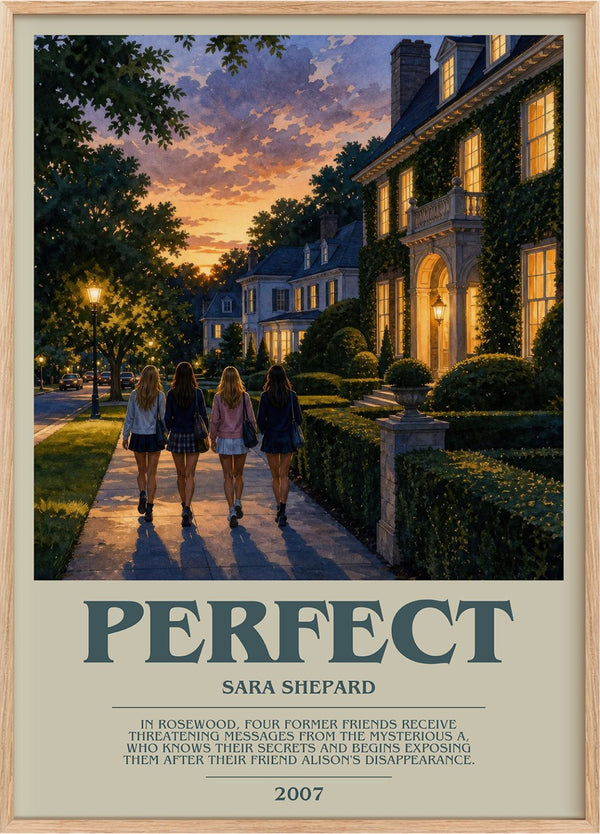 Perfect Bookish Wall Art by Sara Shepard