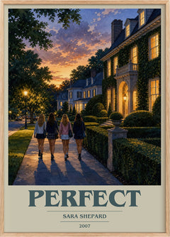 Perfect Book Cover Poster by Sara Shepard