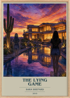 The Lying Game Book Cover Poster by Sara Shepard