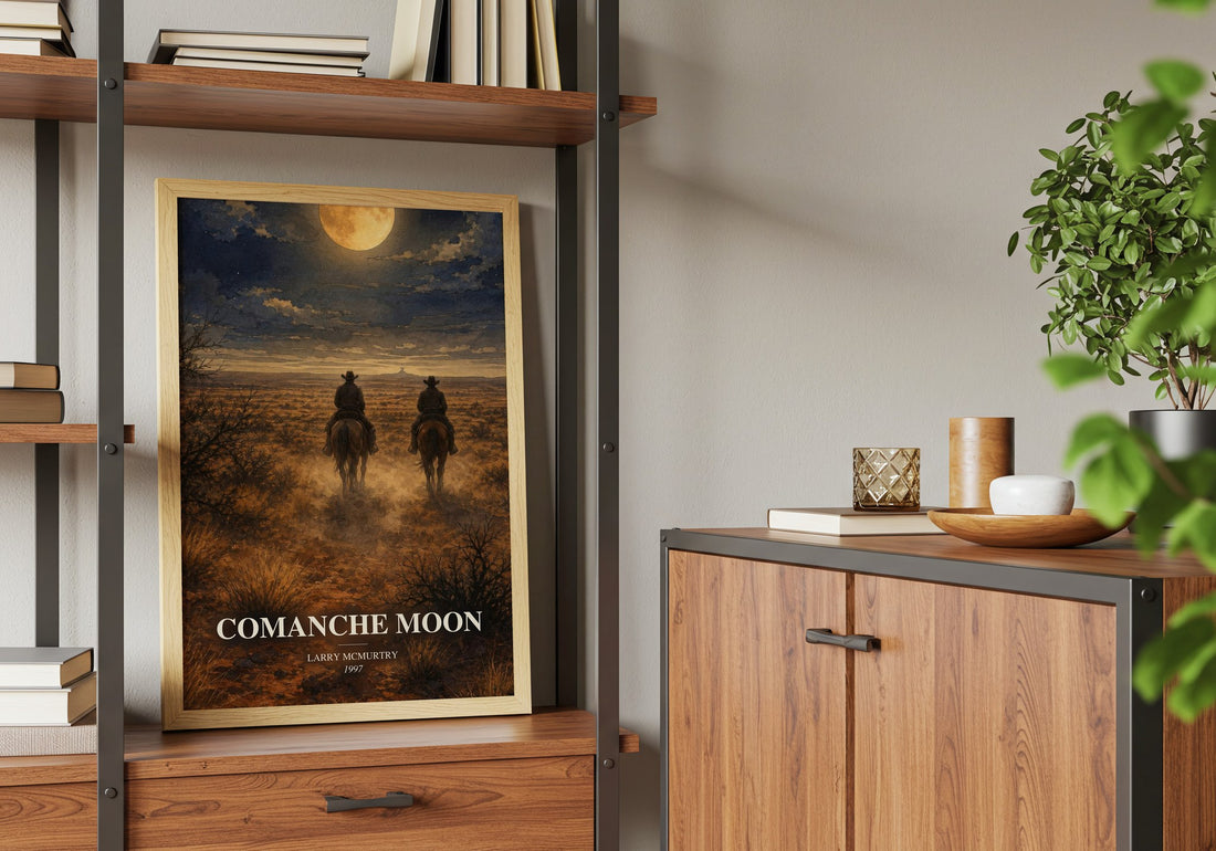 Comanche moon book watercolour illustration paper finish options – matte satin gloss