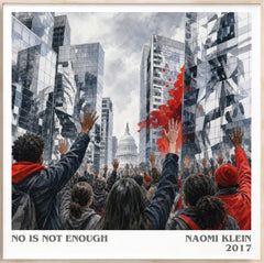 No Is Not Enough Literary Art Print by Naomi Klein