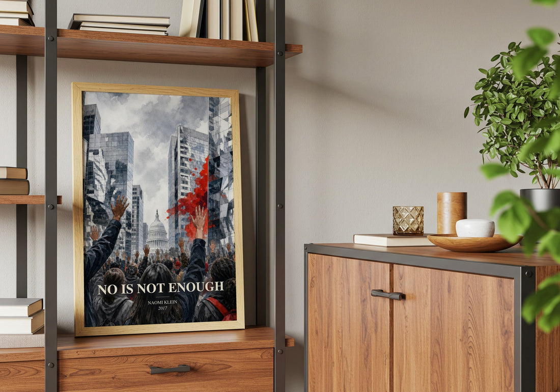 No Is Not Enough book watercolour illustration paper finish options – matte satin gloss