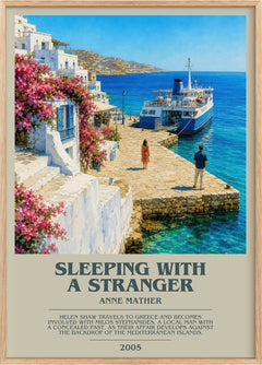Sleeping with a Stranger Bookish Wall Art by Anne Mather