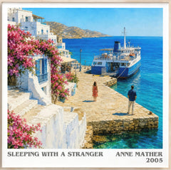 Sleeping with a Stranger Literary Art Print by Anne Mather