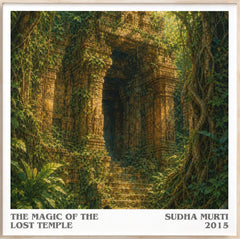 The Magic of the Lost Temple Literary Art Print by Sudha Murti