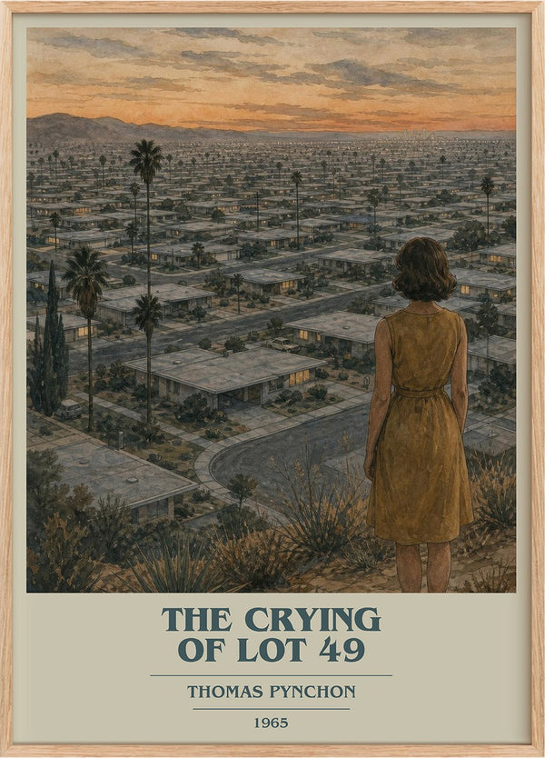 The Crying of Lot 49 Book Cover Poster by Thomas Pynchon