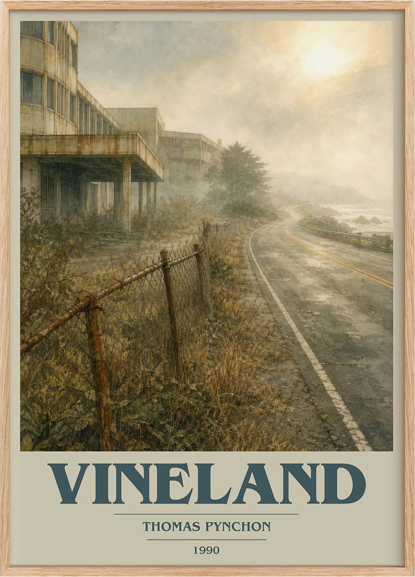 Vineland Book Cover Poster by Thomas Pynchon