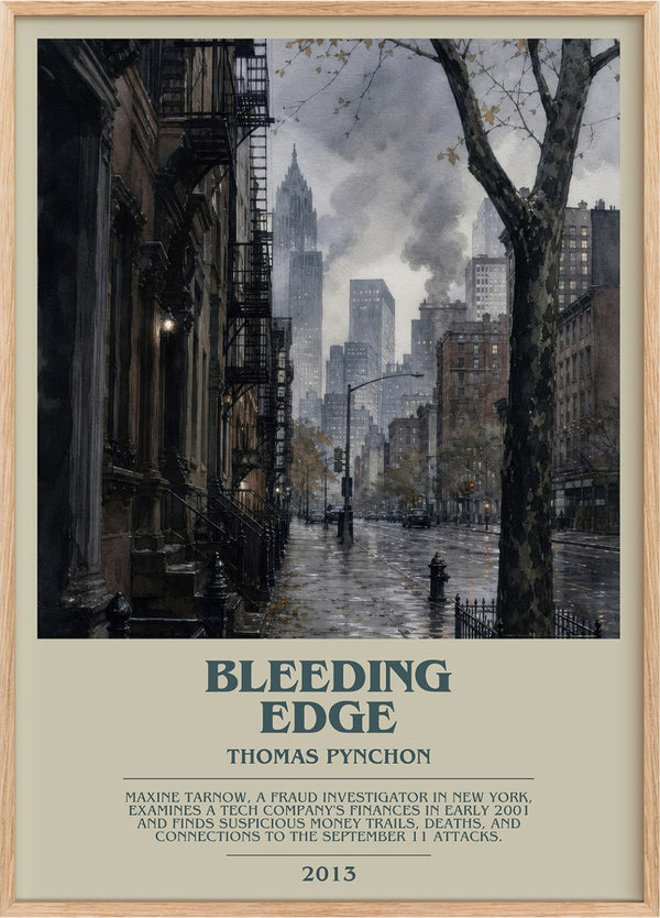 Bleeding Edge Bookish Wall Art by Thomas Pynchon