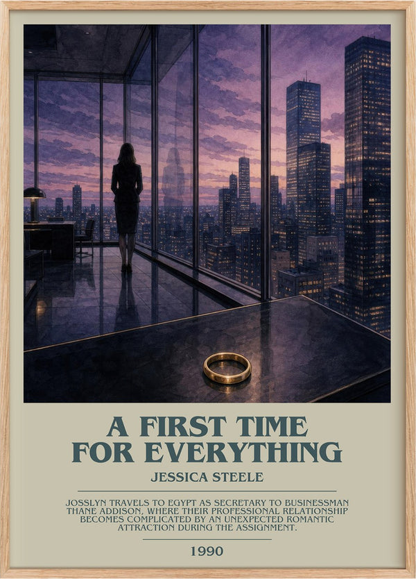 A First Time for Everything Bookish Wall Art by Jessica Steele