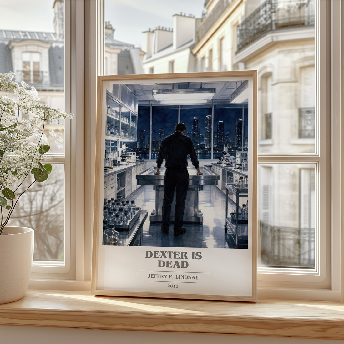 Dexter is dead book cover poster colour and style options – Jeffry P. Lindsay book art