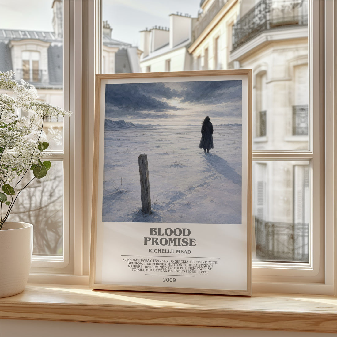 Blood Promise bookish poster colour and style options – Richelle Mead book art