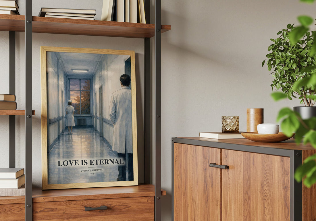 Love is Eternal book watercolour illustration paper finish options – matte satin gloss