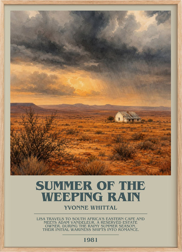 Summer of the Weeping Rain Bookish Wall Art by Yvonne Whittal