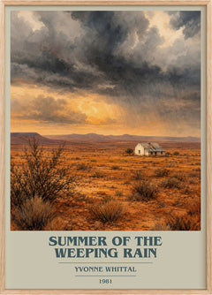 Summer of the Weeping Rain Book Cover Poster by Yvonne Whittal