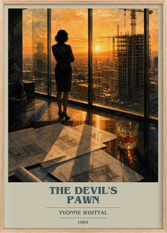 The Devil's Pawn Book Cover Poster by Yvonne Whittal