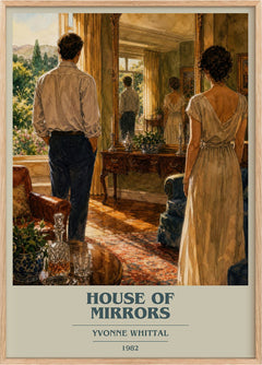 House of Mirrors Book Cover Poster by Yvonne Whittal