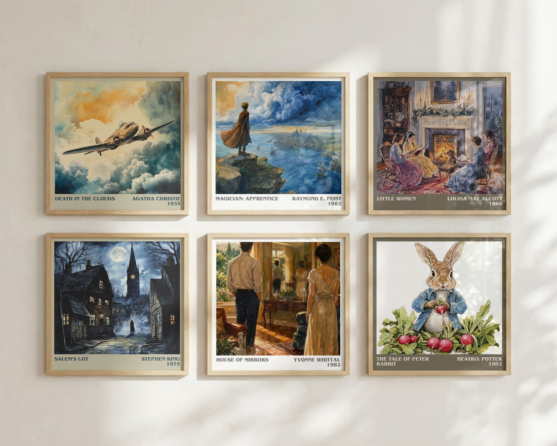 House of Mirrors literary art print colour and style options – Yvonne Whittal book art