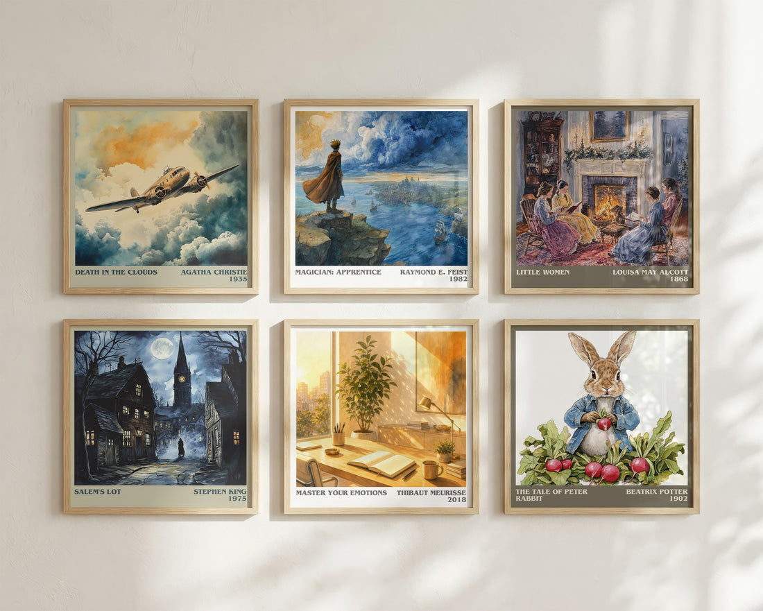 Master Your Emotions literary art print colour and style options – Thibaut Meurisse book art
