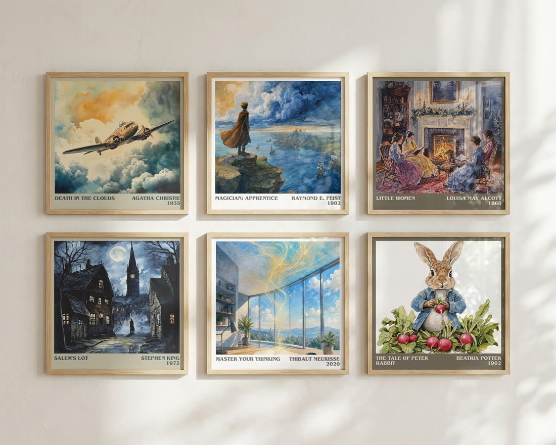 Master Your Thinking literary art print colour and style options – Thibaut Meurisse book art