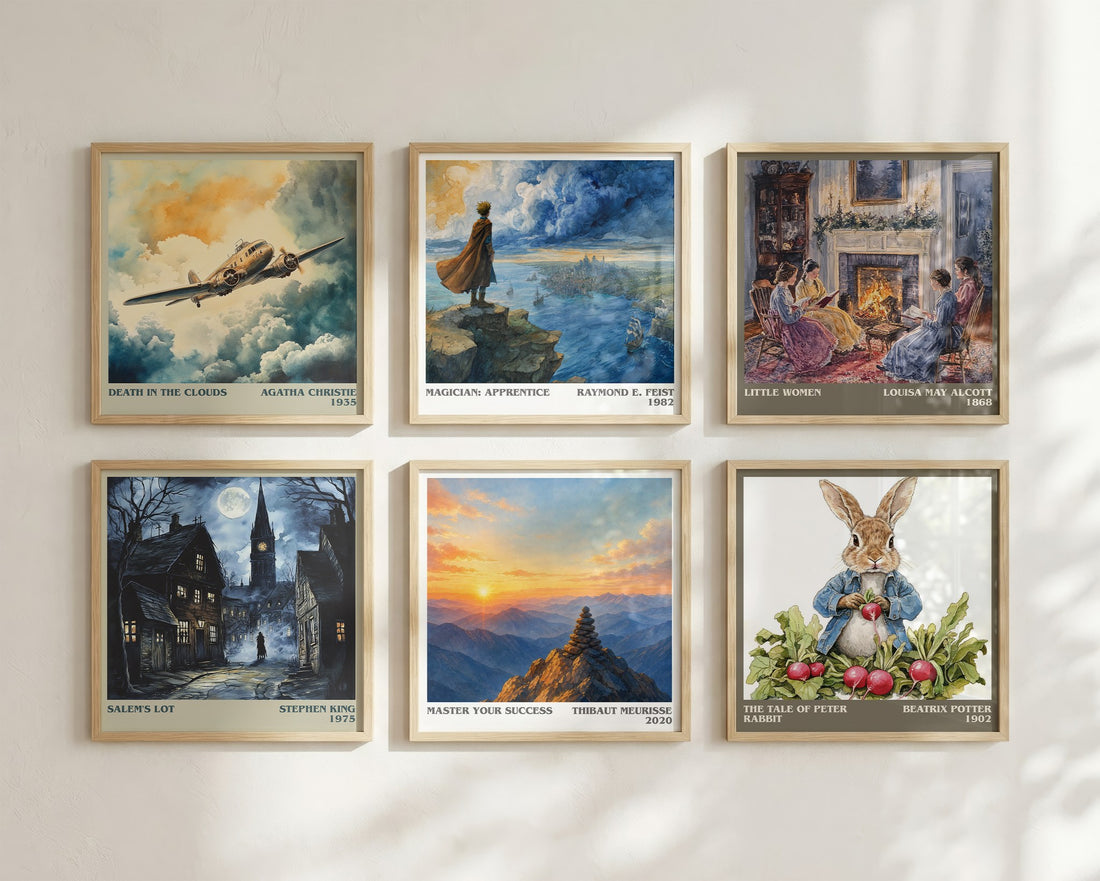Master Your Success literary art print colour and style options – Thibaut Meurisse book art