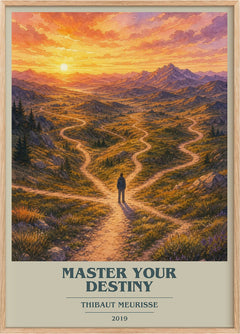 Master Your Destiny Book Cover Poster by Thibaut Meurisse