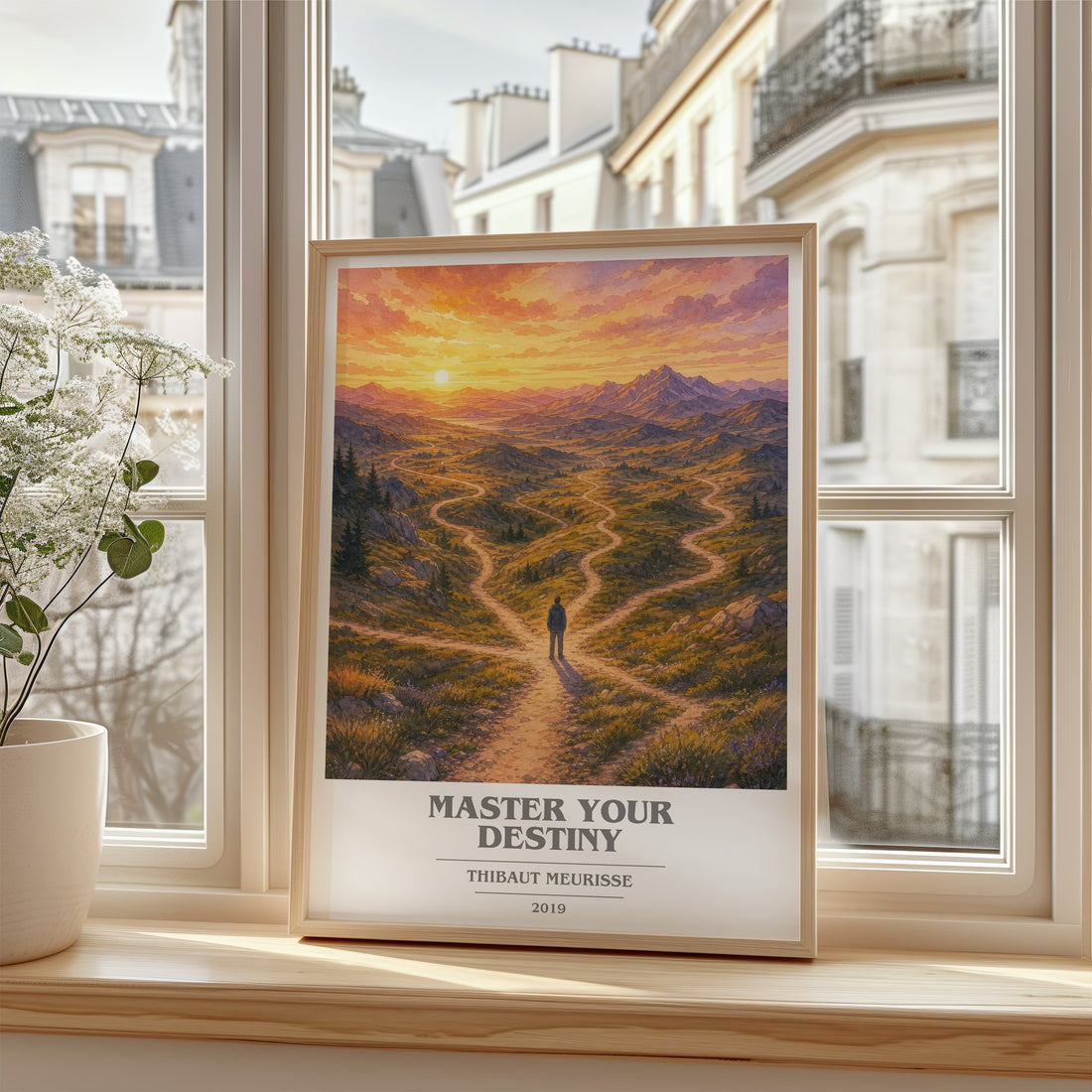 Master Your Destiny book cover poster colour and style options – Thibaut Meurisse book art