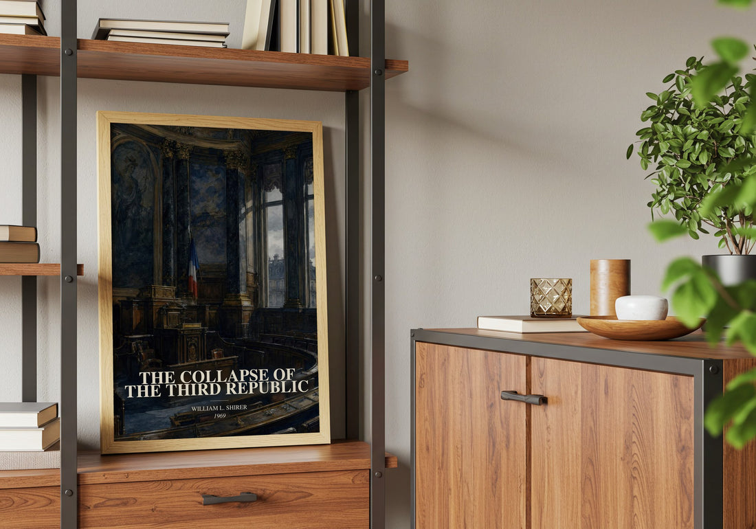 The collapse of the Third Republic book watercolour illustration paper finish options – matte satin gloss